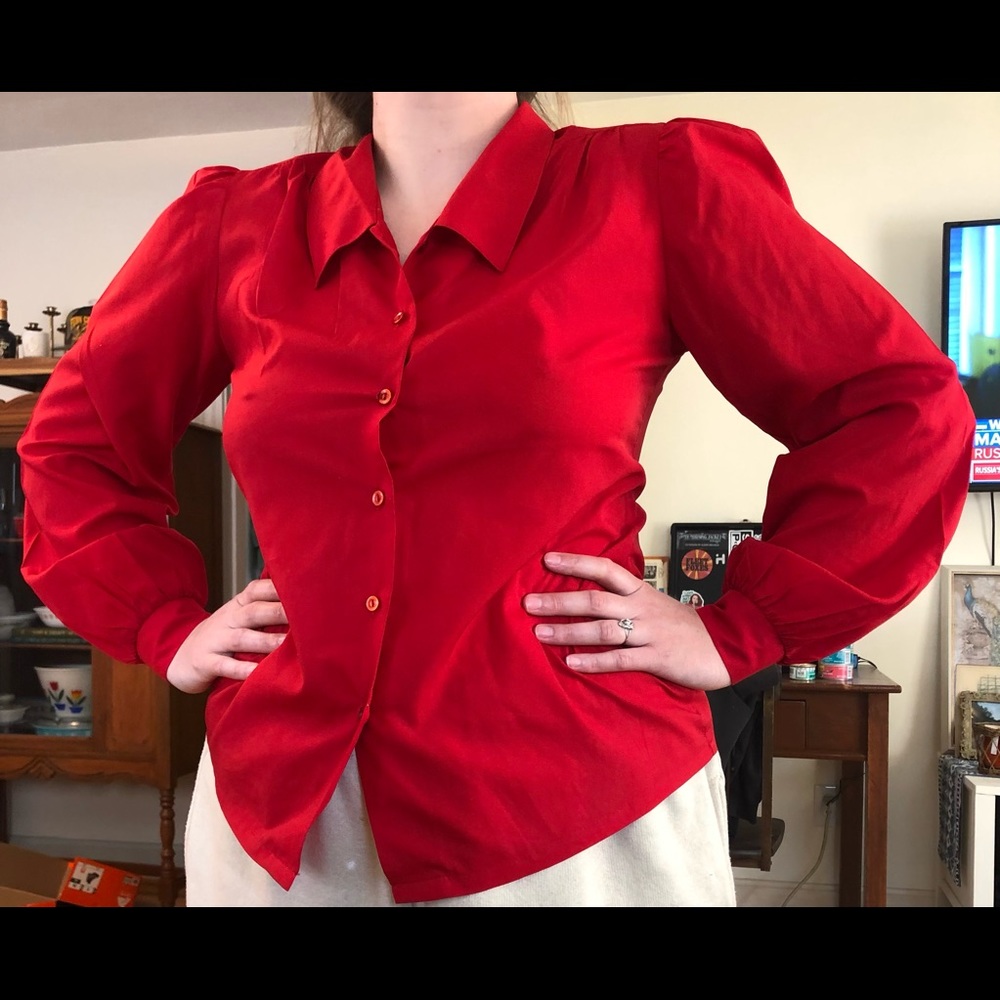 Vintage Puff sleeve blouse